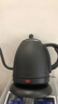 優(yōu)束電熱水壺家用細長(cháng)嘴手沖咖啡壺燒水壺304不銹鋼全自動(dòng)溫控壺酒店L  0.8L 黑色款 曬單實(shí)拍圖
