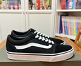 VANS范斯官方 升級款ComfyCush Old Skool舒服運動(dòng)鞋低幫 黑色  44 曬單實(shí)拍圖