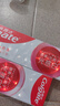 高露潔（Colgate）雙抗光感白牙膏去漬酵素美白負離子去黃京東自營白桃120g*2  曬單實拍圖
