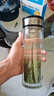 希諾雙層玻璃杯男家用商務辦公泡茶杯子高檔車載水杯XN-6903 395mL 曬單實拍圖