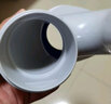 瑞凱威三通衛(wèi)生間浴霸換氣扇排風管Y變徑接頭 80/100新風風機管三岔接頭 2號U型等徑三通75# 曬單實拍圖