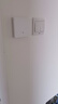 國際電工床頭遙控開關無線遙控220v燈家用智能面板雙控隨意貼臥室免布線 一開一拖二-白色 曬單實拍圖