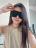 SAMPLY三樸一次性遮光眼罩成人午睡專業(yè)深度助眠掛耳眼罩獨(dú)立包裝 黑色30片 曬單實(shí)拍圖