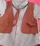 G.DUCKKIDS小黃鴨男童夏裝套裝兒童衣服夏季襯衫小西裝寶寶一周歲禮服兩件套 假三件卡其色 90 建議9個月-1歲20-25斤 曬單實拍圖
