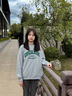 巴拉巴拉balaone童裝兒童衛(wèi)衣男童2025秋季新款長袖t恤女童親子款潮酷 淺花灰00205 160 曬單實拍圖