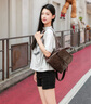CHARLES&KEITH25秋新品大容量復古通勤繩結雙肩背包生日禮物CK2-60671790 Distressed Coffee咖啡色 M 曬單實(shí)拍圖
