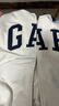 Gap男女裝2025春季新款字母logo拉鏈連帽衛(wèi)衣寬松外套美版868454 白色 XS 美碼 S亞洲碼175/88A 曬單實拍圖