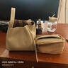 viney牛皮包包女包大容量水桶包輕奢手提斜挎生日七夕情人節(jié)禮物送女友 曬單實拍圖