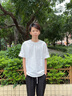馬克華菲【彩點(diǎn)紋理】夏季短袖男士2025新款潮牌T恤男圓領(lǐng)休閑半袖打底衫 曬單實(shí)拍圖