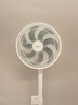 美的（Midea）七葉輕音電風扇 家用風扇 落地扇 立式節(jié)能搖頭宿舍電扇 強風降溫循環(huán)柔風自然風桌面小風扇 【30cm基礎款】白色 強勁動力 曬單實拍圖