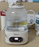 美的（Midea）花漾0膠水全玻璃全自動養(yǎng)生壺 多功能煮茶壺 母嬰燒水壺恒溫電熱水壺煮茶器花茶壺1.2L YS12B102 曬單實(shí)拍圖