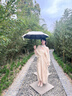 颯望六折太陽傘女防曬防紫外線小巧便攜遮陽傘晴雨兩用迷你 梧桐米【晴雨兩用】UPF50+ 有效阻隔紫外線 曬單實拍圖