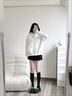 小碼女鞋313233樂(lè )福鞋女新款厚底鞋女英倫風(fēng)小皮鞋黑色單鞋34碼 黑色【增高5cm】 33 曬單實(shí)拍圖