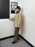 波司登25年新款輕薄羽絨服女短款90絨翻領(lǐng)拼接百搭巴恩風(fēng)外套B250135334 金沙卡其|7C91【暢銷色】 S 160/84A 體重約100-110斤 曬單實(shí)拍圖