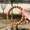 玉海云瑤猴頭核桃手串男女士雕刻龍炎奶酪桃極限弧繞指柔文玩佛珠手鏈 曬單實拍圖