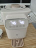 JMEY恒溫電熱水壺?zé)畨丶矣谜{(diào)奶器嬰兒沖奶機(jī)奶泡機(jī)多功能燒水壺智能保溫電水壺定量出水H5 2L 白色 曬單實(shí)拍圖