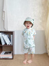 MDUG嬰兒防曬帽寶寶防曬帽嬰兒遮陽帽嬰兒帽子寶寶夏季防曬帽1-5歲 綠色帽圍52cm（京東物流） 曬單實(shí)拍圖