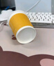 拜杰一次性咖啡杯奶茶杯豆漿杯熱飲杯一次性杯子牛皮紙杯50只裝280ml 曬單實(shí)拍圖