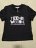 Teenie Weenie小熊女裝T恤夏新款寬松舒適簡(jiǎn)約休閑時(shí)尚個(gè)性V領(lǐng)短袖 黑色 S 曬單實(shí)拍圖