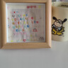 星舵刺繡相框diy手工擺件4寸十字繡相框材料包男女朋友生日母親節(jié)禮物 刺繡畫 曬單實(shí)拍圖