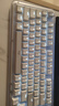 羅技（Logitech）ALTO KEYS K75M 琥珀系列 AI客制化無線機械鍵盤 熱插拔大理石軸 白色 曬單實拍圖