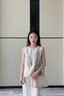 ESDS香港包包女包2025新款輕奢復(fù)古高級(jí)感手提媽媽包通勤托特包單肩包 米白色 曬單實(shí)拍圖
