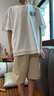 NEW BALANCE4-14歲男女童夏季新品舒適松緊腰短褲 曬單實拍圖