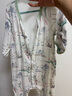 歐孕（OUYUN）嬰兒連體衣夏季桉樹紗布網(wǎng)眼哈衣爬服 青綠入畫 90cm【月齡1-2歲 身高85-90cm】 曬單實(shí)拍圖