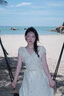 棉致韓系甜美風(fēng)碎花連衣裙女夏季新款小眾設(shè)計(jì)感小個(gè)子收腰顯瘦長(zhǎng)裙 杏色  L 建議【105-125斤】 曬單實(shí)拍圖