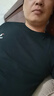 稻草人新款短袖t恤夏季純棉男裝休閑時(shí)尚百搭寬松T恤打底衫純色圓領(lǐng)上衣 DX鐵灰 2XL 【建議135-150斤】 曬單實(shí)拍圖
