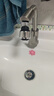 廚房不銹鋼水龍頭花灑節(jié)水器加長旋轉(zhuǎn)防濺噴頭噴霧延伸器起泡器 輕松防濺水：短款+長款-2個裝 曬單實(shí)拍圖