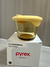 PYREX康寧全硅膠蓋可蒸煮蛋羹玻璃輔食盒專用保鮮儲存盒嬰兒輔食 【芝士黃】圓形輔食盒230ml 曬單實拍圖