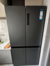 海爾（Haier）518升594mm冰箱十字對開門超薄零距離自由嵌入式冰箱60cm深全空間保鮮EPP超凈干濕分儲一級能效 BCD-518WGHTD1BSYU1星蘊(yùn)銀國瓷外觀 曬單實(shí)拍圖