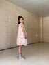 G.DUCKKIDS小黃鴨女童連衣裙夏裝2025新款兒童洋氣碎花公主裙夏季兒童吊帶裙 粉色 140 (建議125-135cm 7-8周歲） 曬單實拍圖