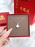 老鳳祥銀項(xiàng)鏈女生一貝輩子鎖骨鏈時(shí)尚高級(jí)感情人節(jié)生日禮物送女朋友老婆 【女神專(zhuān)屬】真愛(ài)一輩子項(xiàng)鏈 曬單實(shí)拍圖