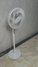 美的（Midea）【颶風(fēng)節(jié)能】七葉柔風(fēng)立式電風(fēng)扇/家用輕音落地扇/臺(tái)式小型風(fēng)扇/大風(fēng)力遙控定時(shí)搖頭風(fēng)扇 SAH35BSJ 曬單實(shí)拍圖