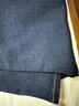 無印良品（MUJI） 女式 牛仔 直筒褲（股下77cm）女款牛仔褲子 純棉全棉丹寧回潮 黑色BEA27A3S 27inch 165/68A 曬單實(shí)拍圖
