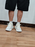 森馬男鞋夏季2025新款高級感網面透氣跑步氣墊減震運動鞋休閑老爹潮鞋 白 42 曬單實拍圖