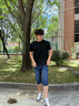 增致牛仔（ZENGZHI）冰絲透氣牛仔褲男夏季薄款2025休閑百搭直筒七分褲男士中褲 曬單實(shí)拍圖