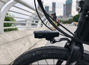 洛克兄弟折疊車前叉燈架自行車燈延伸支架運(yùn)動相機(jī)底座小布鋁合金加長配件 折疊車鋁合金前叉燈架 曬單實(shí)拍圖