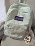 JANSPORT杰斯伯書(shū)包輕便雙肩包男女款旅行包簡(jiǎn)約背包電腦包登山包學(xué)生校園 薄荷糖(單側帶無(wú)隔層) 曬單實(shí)拍圖