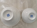 景德鎮(zhèn)官方陶瓷家用飯碗餐具套裝簡約純白色大面碗湯碗組合喬遷搬家禮物 流霜4飯碗2面碗組合 曬單實拍圖