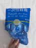 黑精鷹一次性鞋套無(wú)紡布家用加厚防水耐磨防滑學(xué)生塑料腳套 【藍色100只】1g加厚塑料款 曬單實(shí)拍圖
