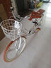飛鴿（FLYING PIGEON）兒童自行車7-12歲自行車兒童單車小孩自行車成人通勤車自行車學生 頂配珍珠白|單速|(zhì)一體輪+禮包 24寸適合150-170cm 曬單實拍圖