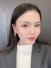 QPQK冰藍(lán)翡翠耳釘耳環(huán)2025新款爆款高級感耳飾女士中式耳墜送媽媽禮物 金色青玉耳環(huán)10MM 曬單實(shí)拍圖