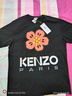 高田賢三（KENZO）男士黑色棉質(zhì)花朵印花短袖T恤 FD5 5TS445 4SO 99J M禮物送男生 曬單實(shí)拍圖