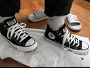 匡威（Converse）官方 莫爾登All Star帆布運動休閑板鞋黑色A00811C A00811C 42 曬單實拍圖