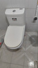 箭牌（ARROW）T32抽水馬桶虹吸坐便器小尺寸座便 小戶型坐廁AEB12616L 400坑距 曬單實(shí)拍圖