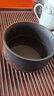 鼎藝紫陶建水茶缸家用復(fù)古大容量茶洗水盂杯洗茶具配件過濾茶渣缸茶杯 紫陶荷韻反口建水 曬單實拍圖