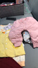 巴拉巴拉童裝寶寶羽絨服保暖嬰兒外套兒童冬季兩件套萌趣男童女童 粉紫70032 120 外套充絨量45g+馬甲充絨量27g 曬單實拍圖